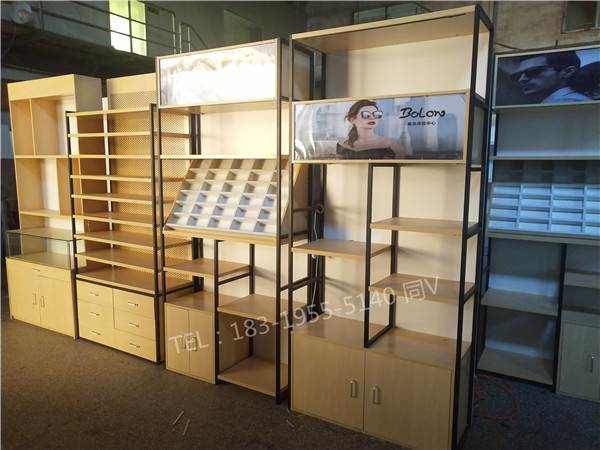 江西赣州多层格子太阳眼镜店货架/眼镜店货架眼镜柜台款式大全