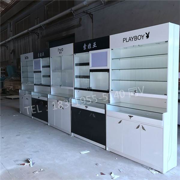 河南新乡多层格子太阳眼镜店货架/眼镜展示柜烤漆展柜图片大全