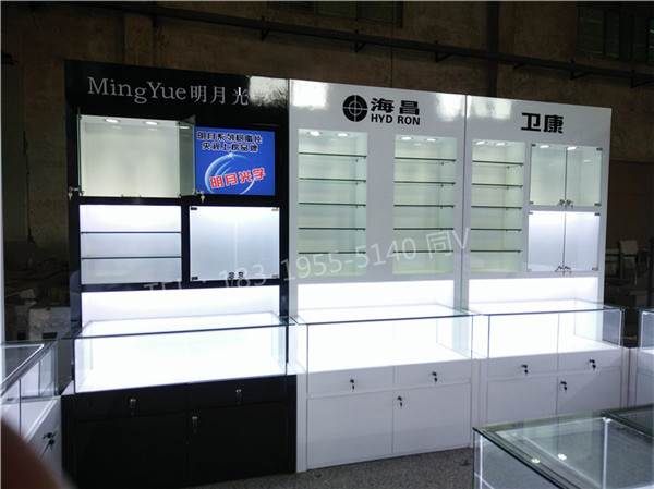 广西来宾眼镜店柜台/近视眼镜展柜陈列货架哪里有做厂家