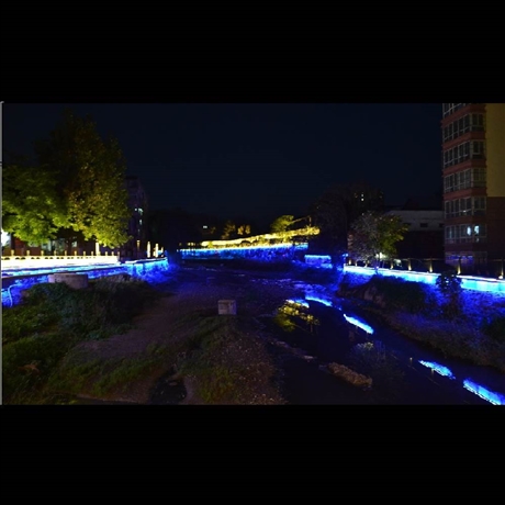 LED亮化工程-河道夜景亮化设计-禾雅照明