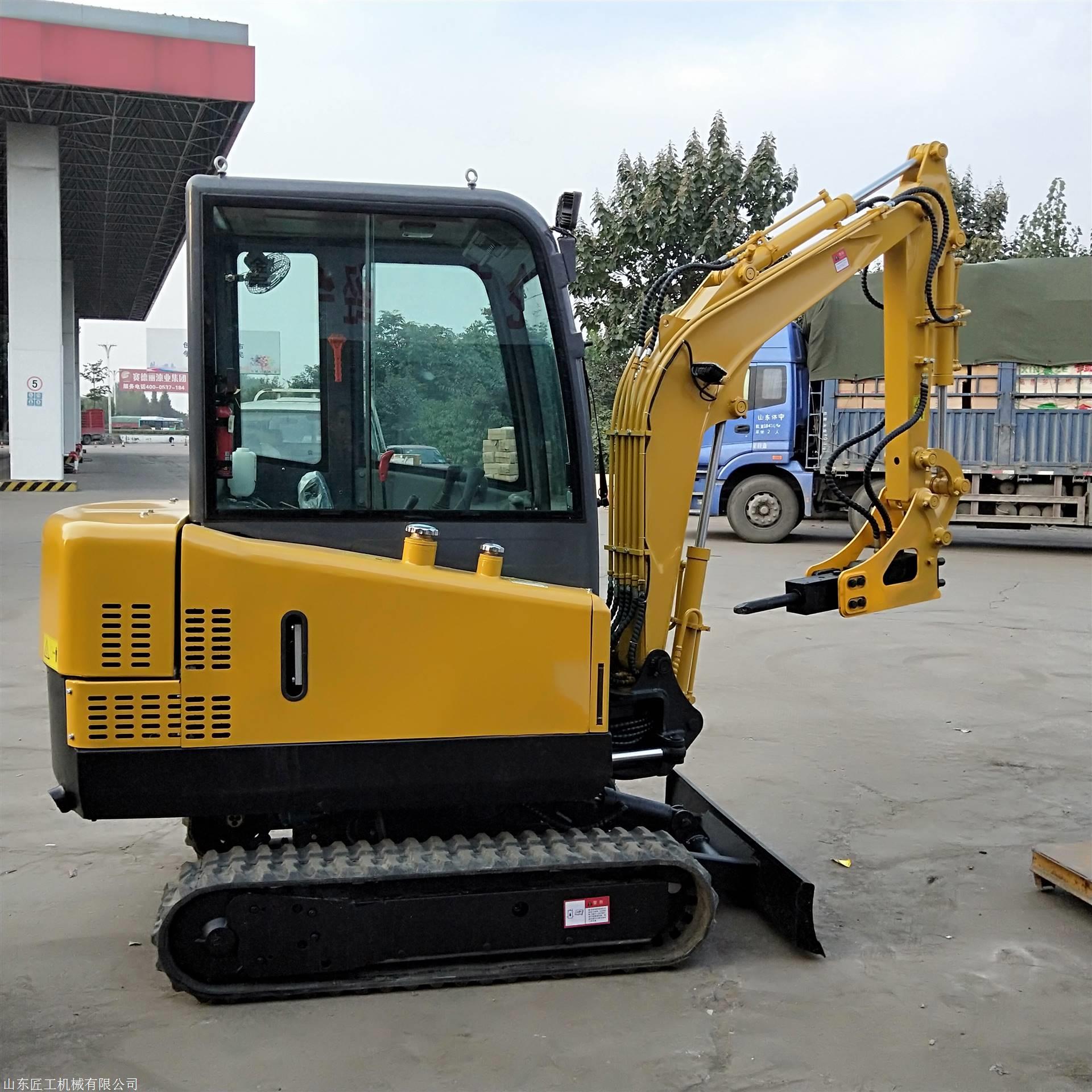 小型农用履带式挖掘机全新小钩机农用果园挖土开沟机