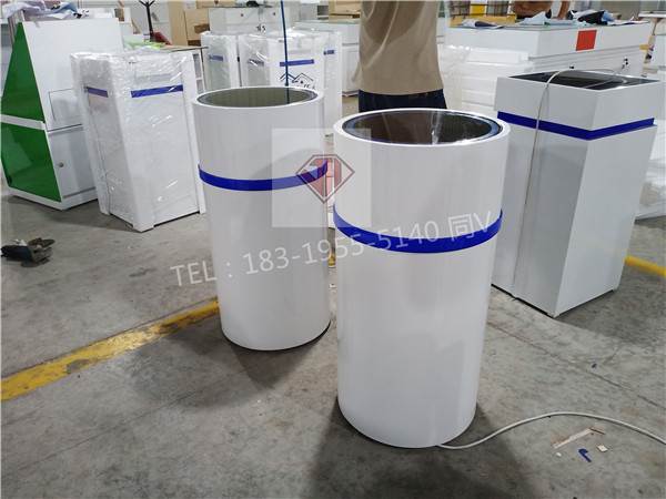 锁展示架易县帅鹰指纹锁方柜装修图片