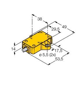 产品数据；TURCK/图尔克总线电缆WSV-WKV-FBY48BU-1M/5D