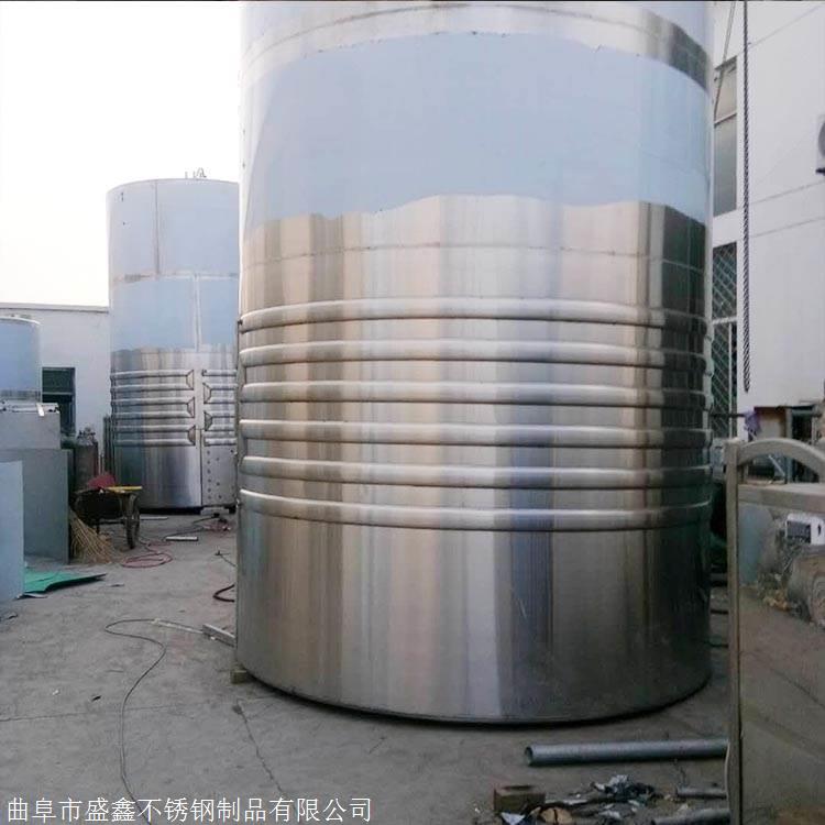 单层不锈钢储水罐 盛鑫 厂家直销 储水罐立式大型