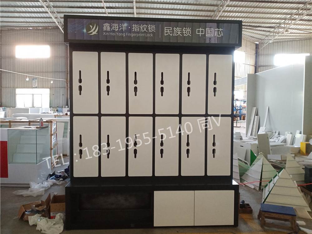 滨州阳信iLexan智能锁架哪里有专业制作锁柜台的厂家