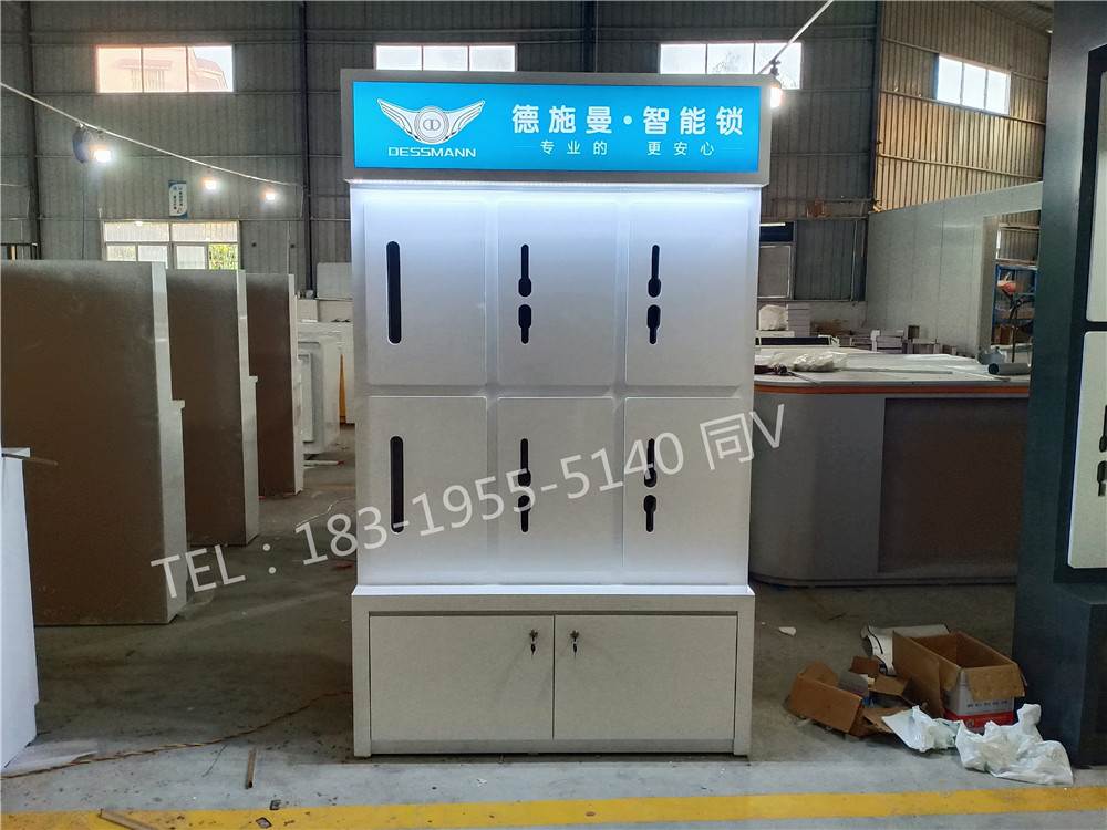 宁德霞浦哪里有定做新款展示柜的厂家保罗奔浪指纹锁架展示架