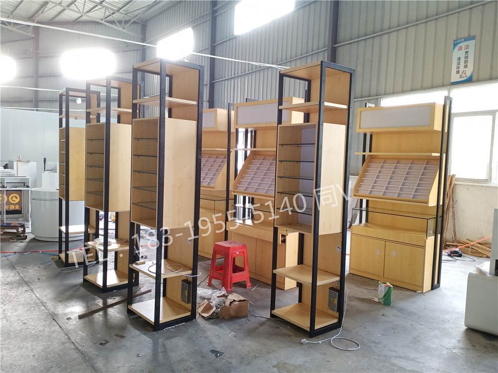 卢湾厂家定做/中岛柜展示柜精品货架展示架