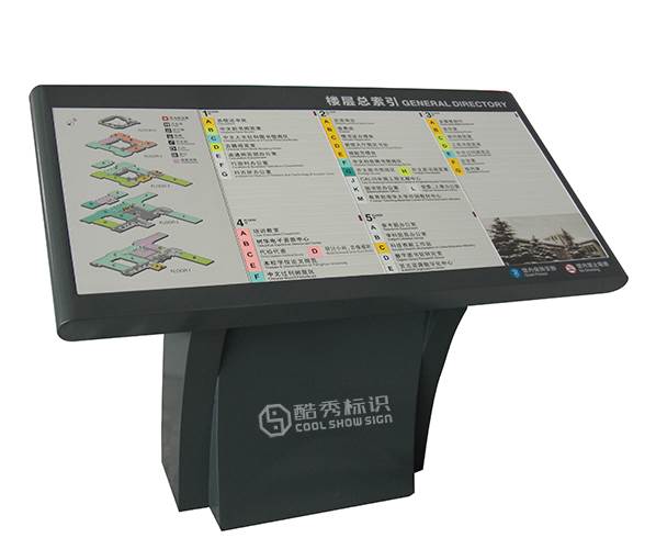 上海指示牌定做楼层索引牌案例