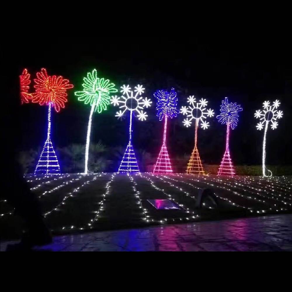 银川-花灯-彩灯-春节亮化-景观照明-可定制