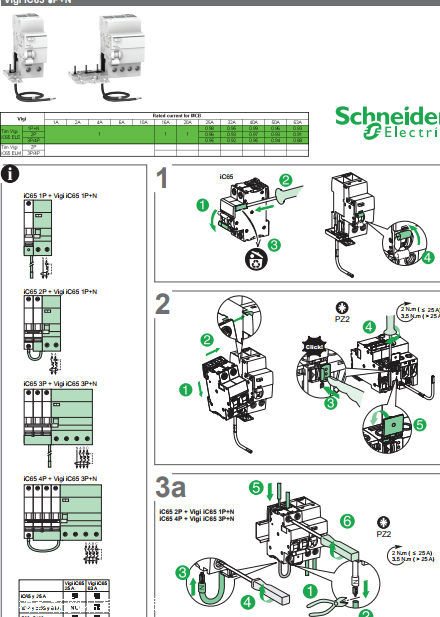 施耐德SCHNEIDER小型断路器