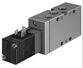 FESTO电磁阀MVH-5-1/4-L-B的安装调试