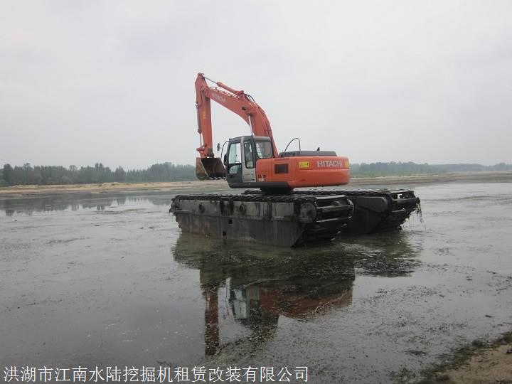 荆州沙市周边水上清淤挖掘机出租