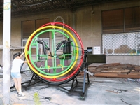 游艺设施三维太空环，厂家直销儿童三维太空环，太空环北京