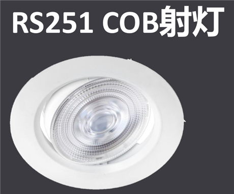 飛利浦首款COB LED低眩光天花射燈RS251 5W7W8W