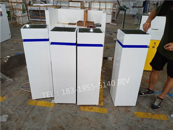 大华朗瑞特新市德施曼智能指纹锁展柜密度板烤漆