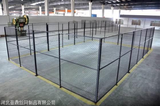 展示中的深圳铁丝网围栏防护设施车间隔离网
