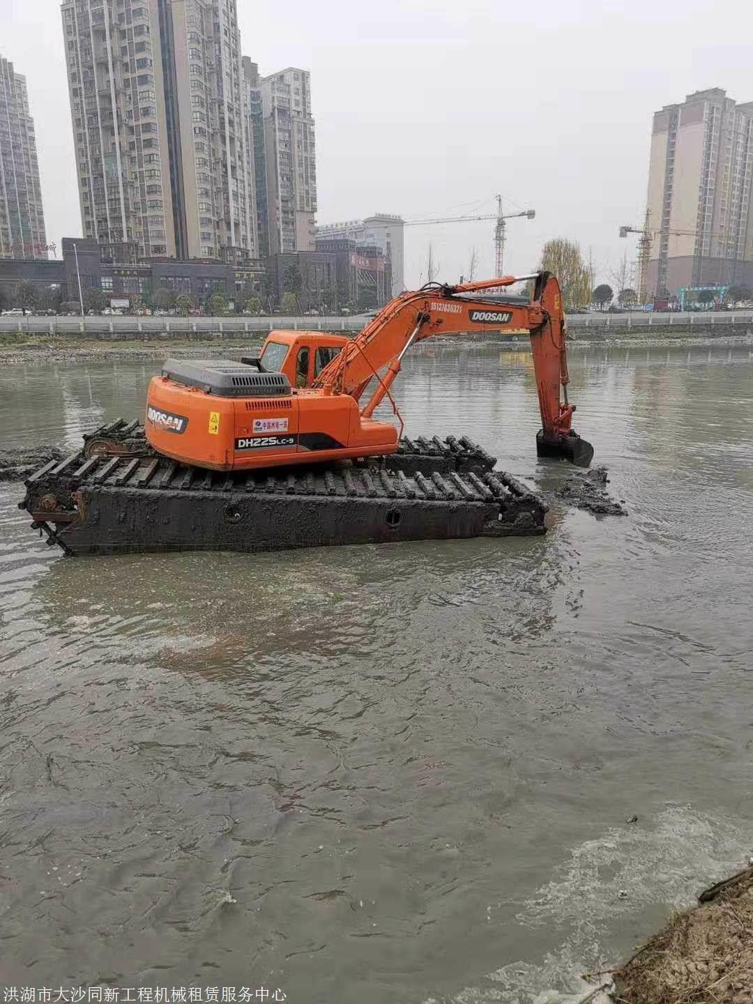 忻州水陆挖掘机租赁24小时服务热线