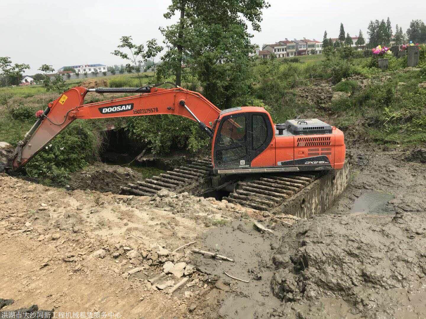 忻州水陆挖掘机租赁24小时服务热线