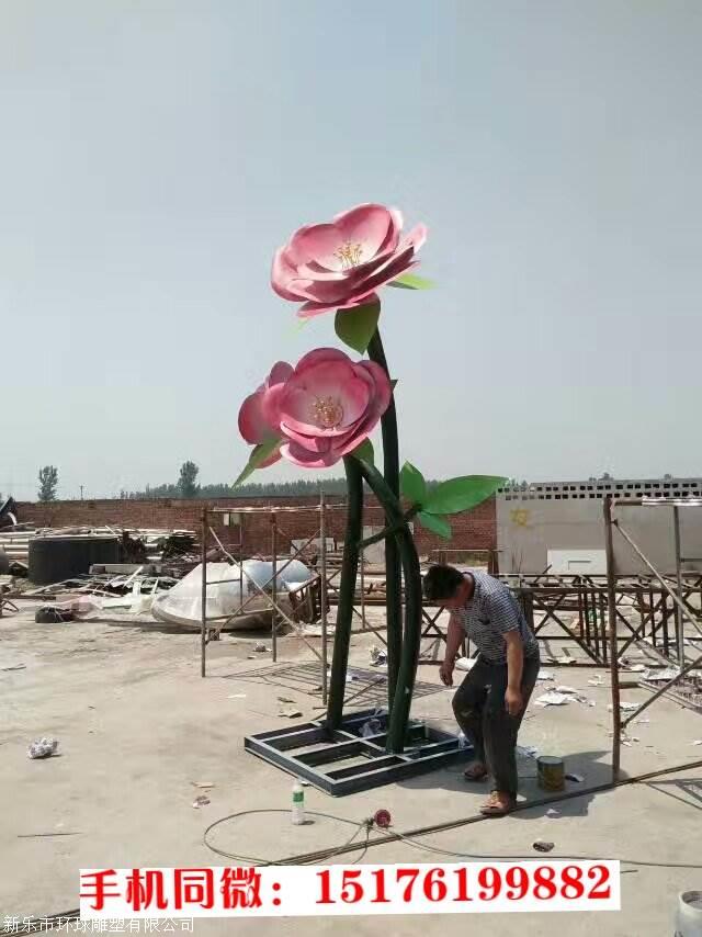 不锈钢玫瑰花雕塑层层叠叠玫瑰花雕塑真漂亮