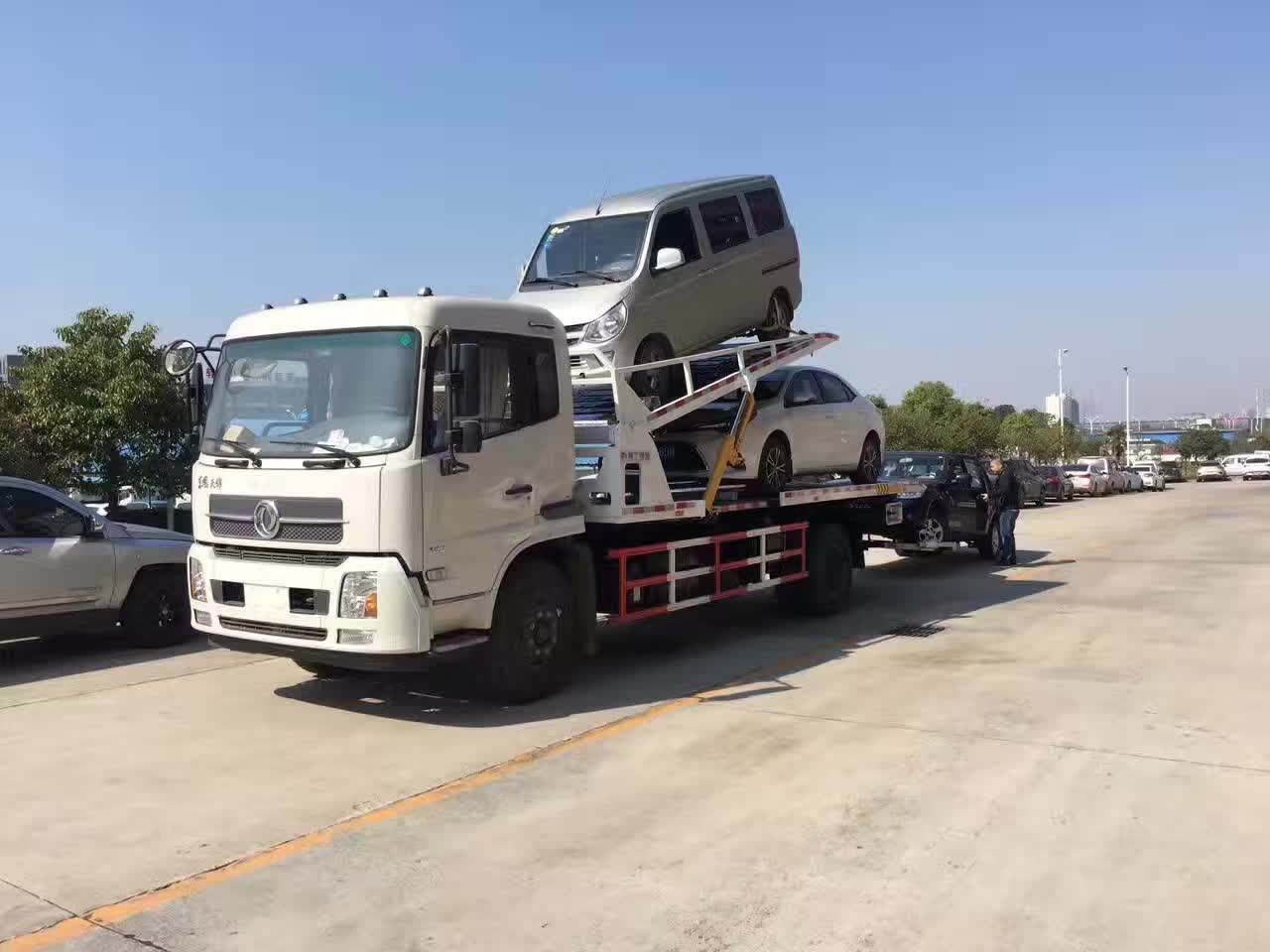 国五东风江淮一拖二清障车道路救援车