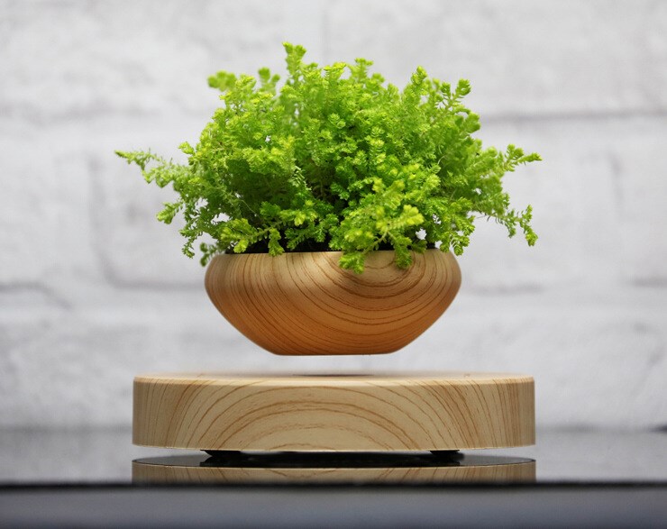 宏泰磁悬浮盆栽植物diy空中悬浮花盆办公室moxo盆栽创意家居摆件