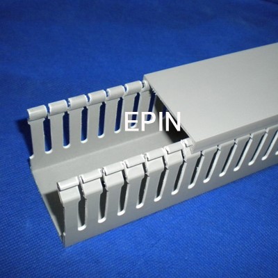 EPIN灰色细齿型PVC线槽（PVC wiring duct slotted）