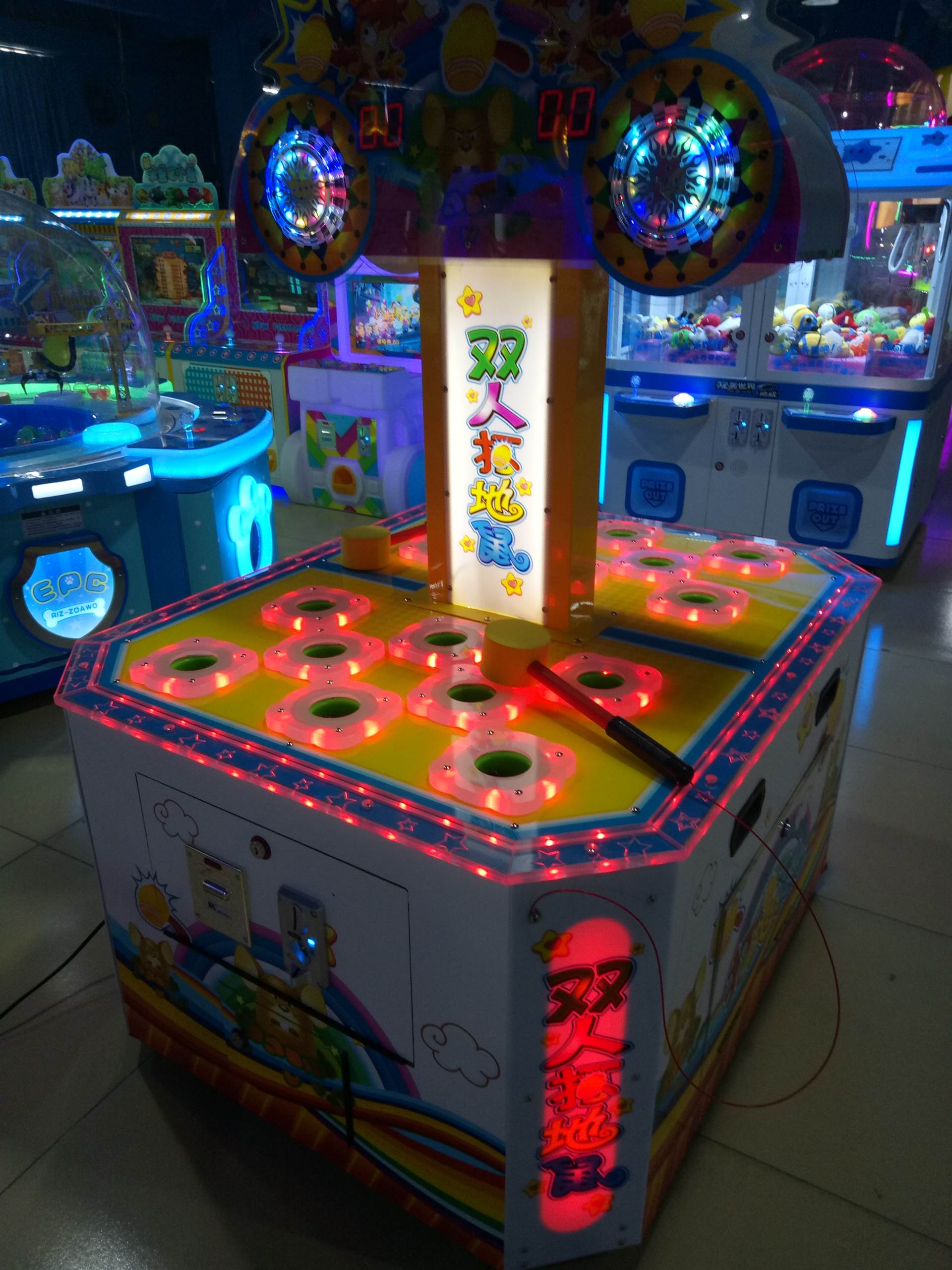 南宁市双人打地鼠游戏机价格 打青蛙游