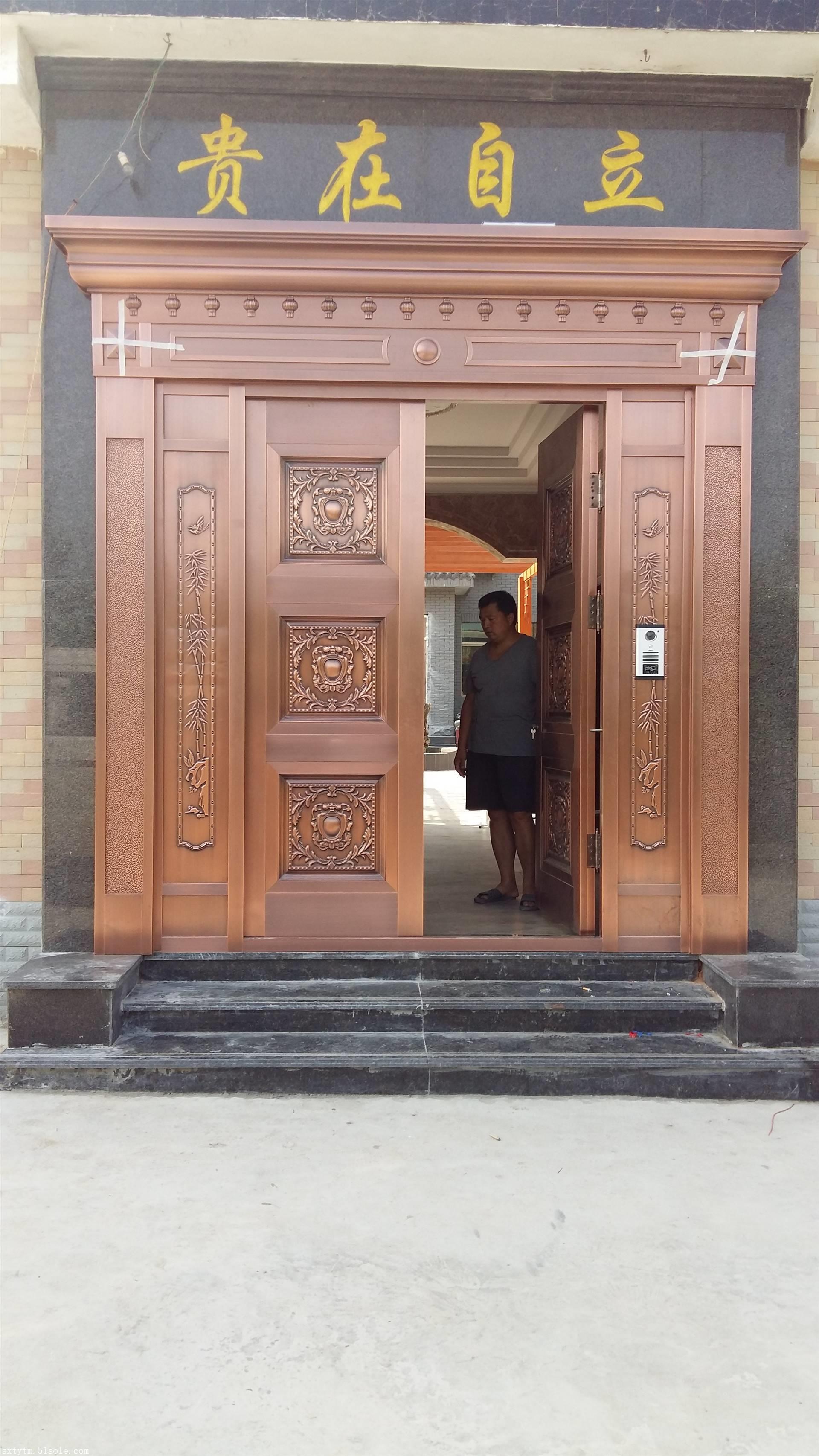 西安铜门纯铜门价格铜门尺寸规格