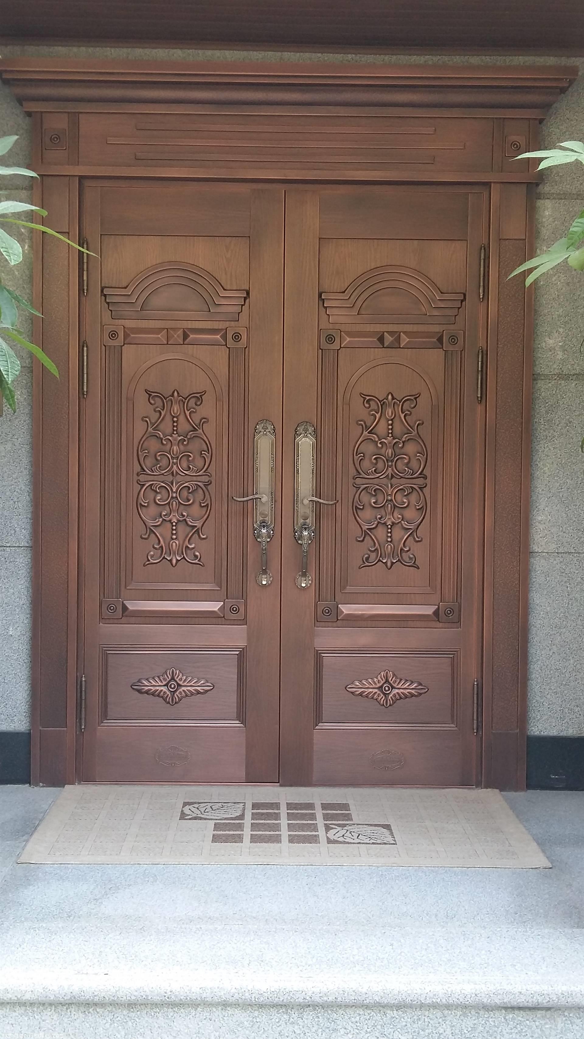 西安铜门纯铜门价格铜门尺寸规格