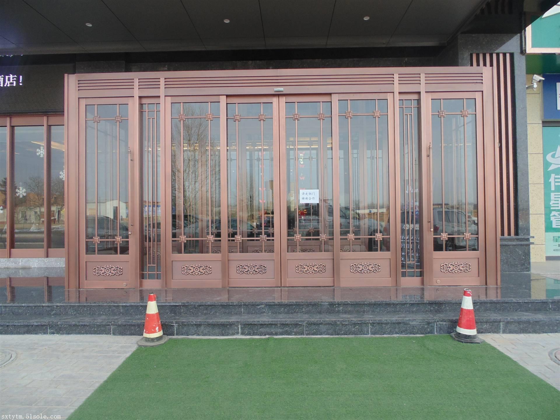 玻璃铜门图片大全 带玻璃铜门价格