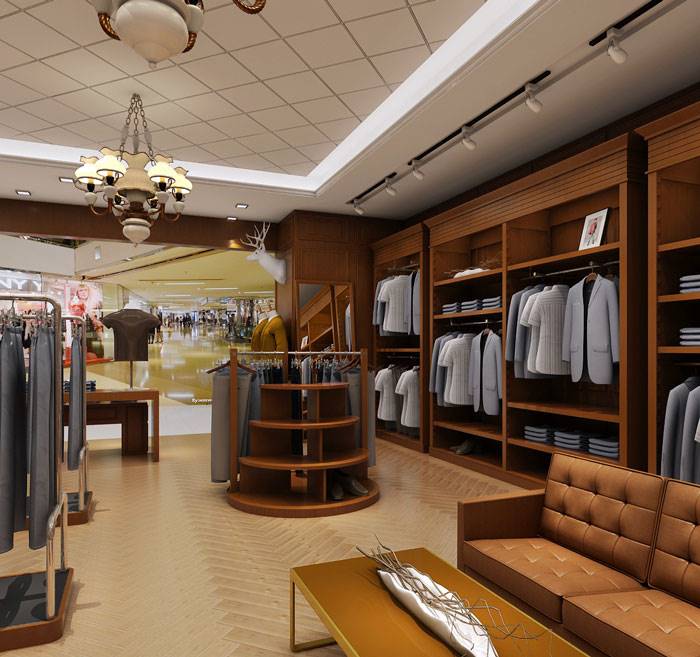 我和calvin亲密无间欧式男装专卖店装修设计案例