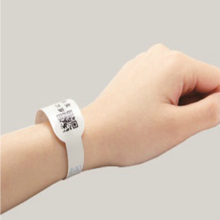 腕带用不干胶标签 医院条码打印腕带标签 医用识别带