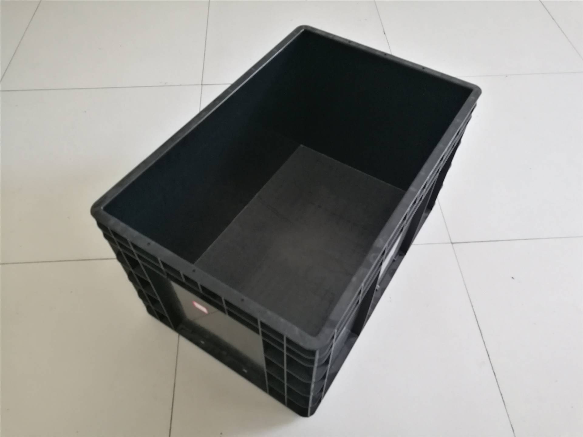 厂家直销eu4633 苏州黑色塑料加厚周转箱物流箱eu箱 塑料周转箱