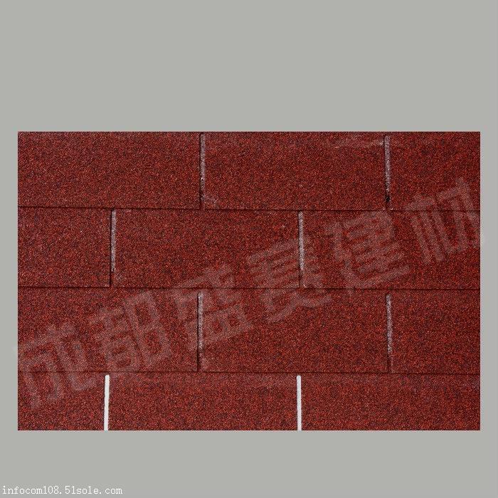 成都盛赛建材 标准型沥青瓦-中国红 乐山沥青瓦