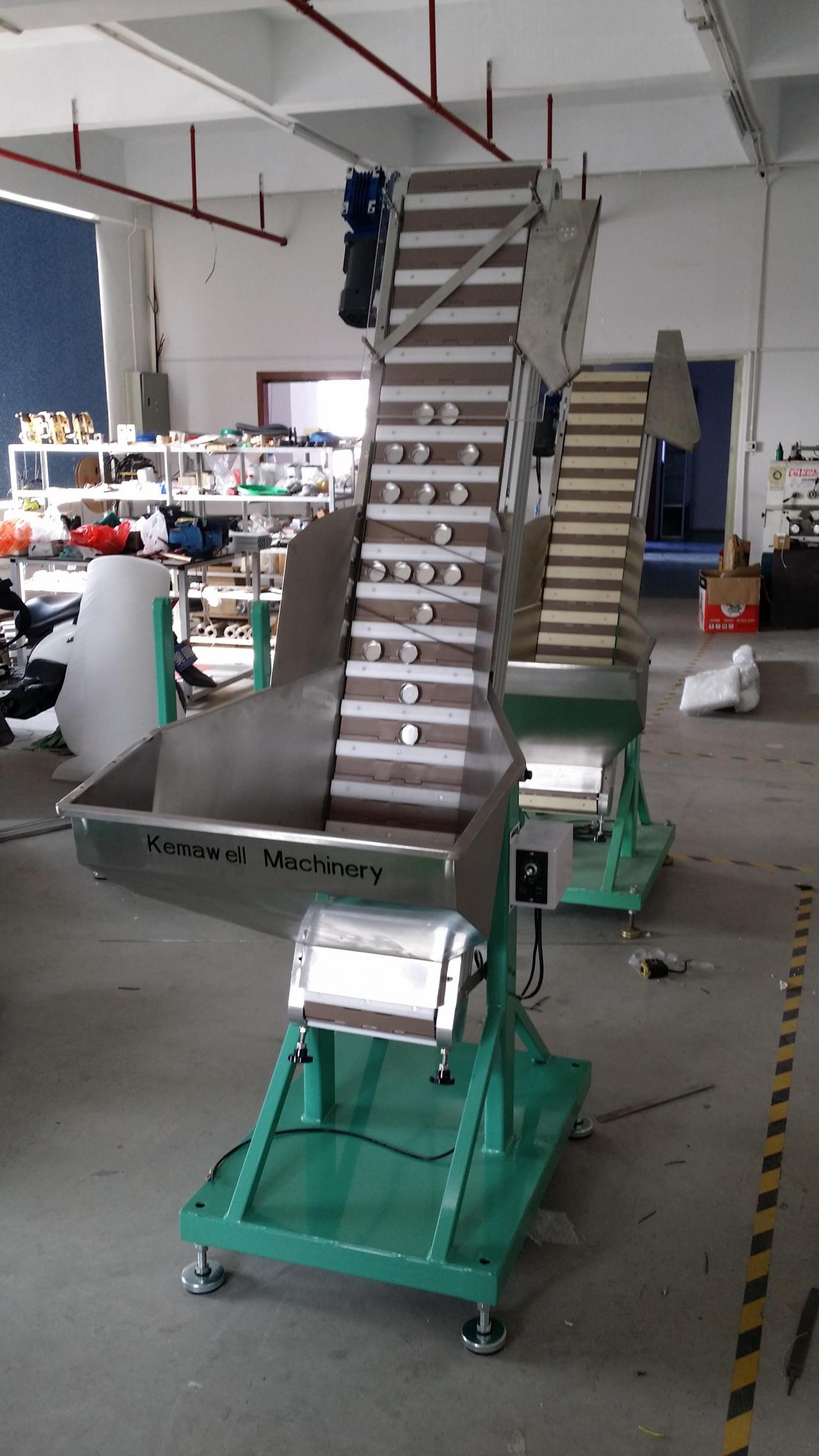 瓶盖链带式理料机斜坡理料机