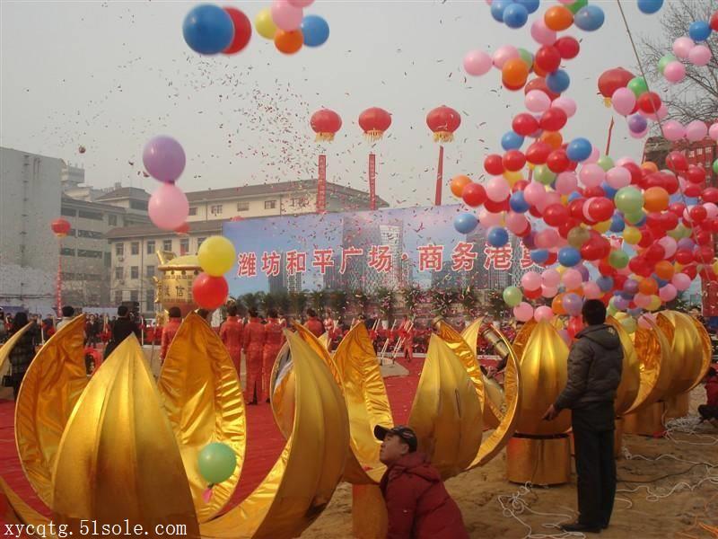 郑州商场开业天爆球地爆球:宏伟大气