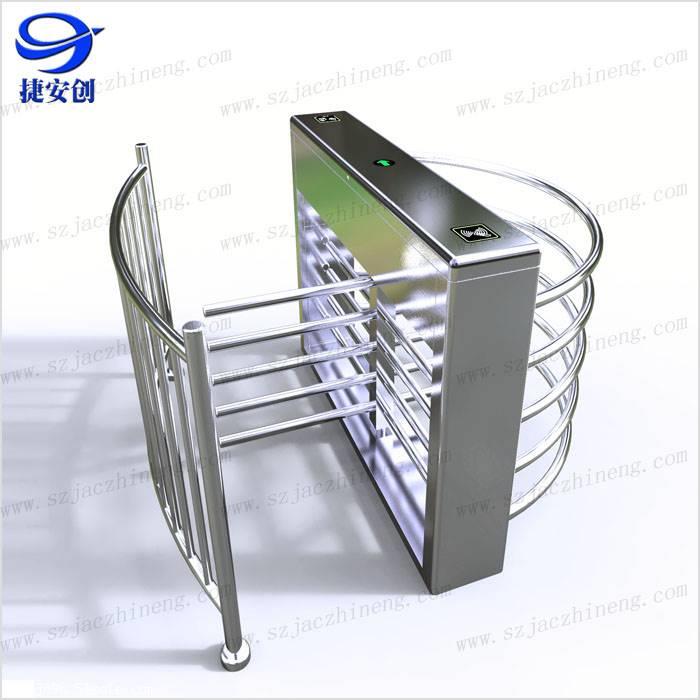 深圳捷安创半高闸机十字旋转门防尾随转闸不锈钢闸机厂家