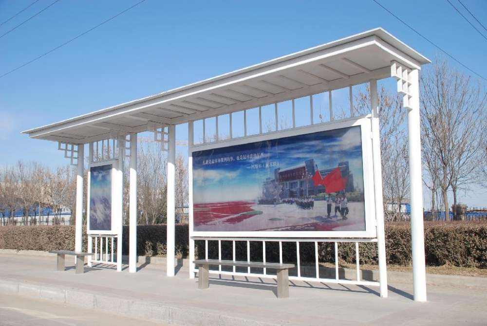 天津广告灯箱候车亭,宣传栏垃圾箱岗亭厂家