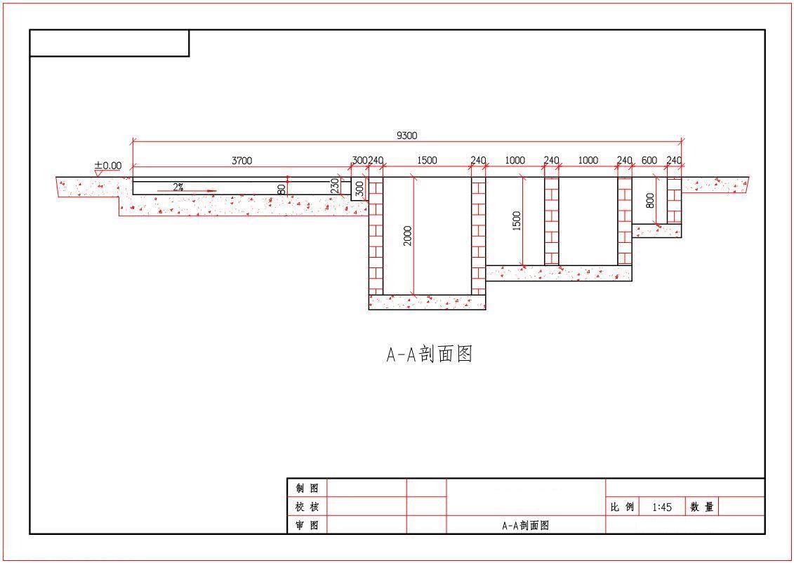 洗车台基础图纸图片