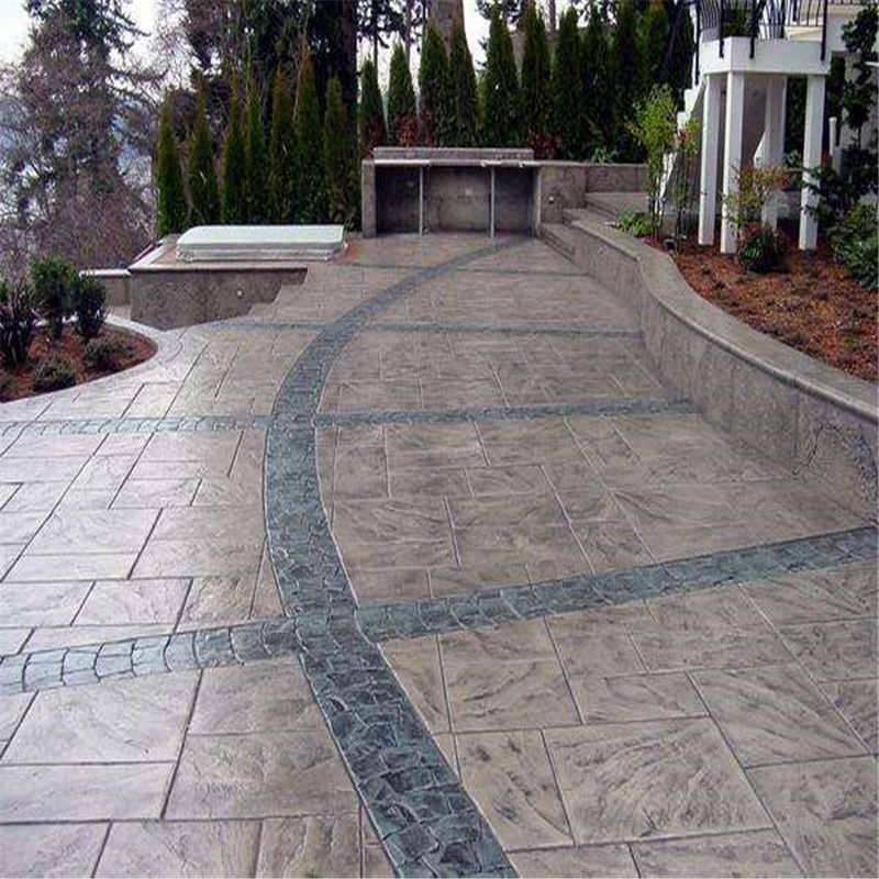 供应 泰安 水泥压花地面施工