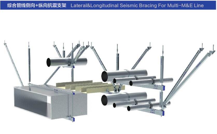 綜合管線側向 縱向抗震支架_看圖啦