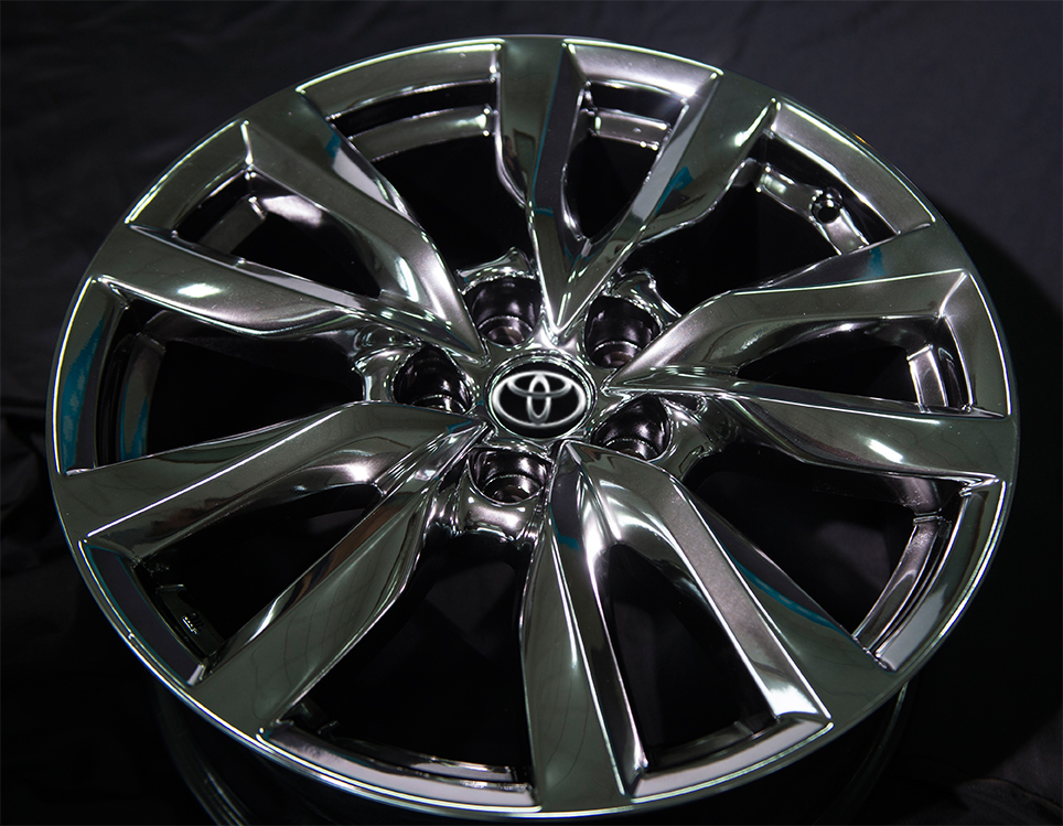 昆山仁铨水转印汽车外饰件汽车轮毂表面处理