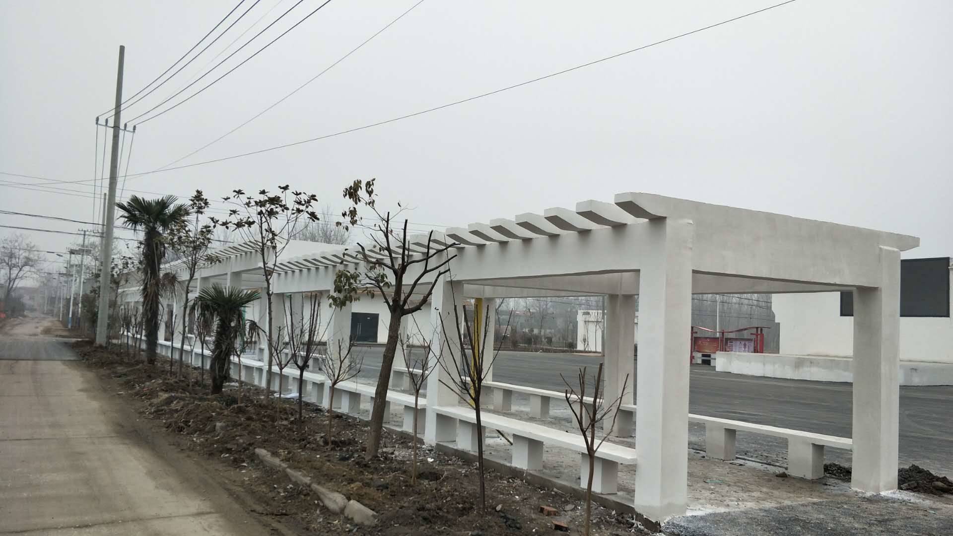 四川乐山混凝土廊架木纹漆施工四川乐山木纹漆施工