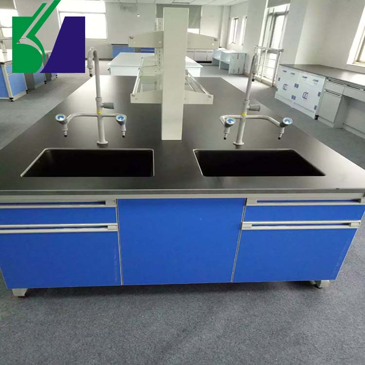 实验台操作台试验室钢木边台水槽台厂家