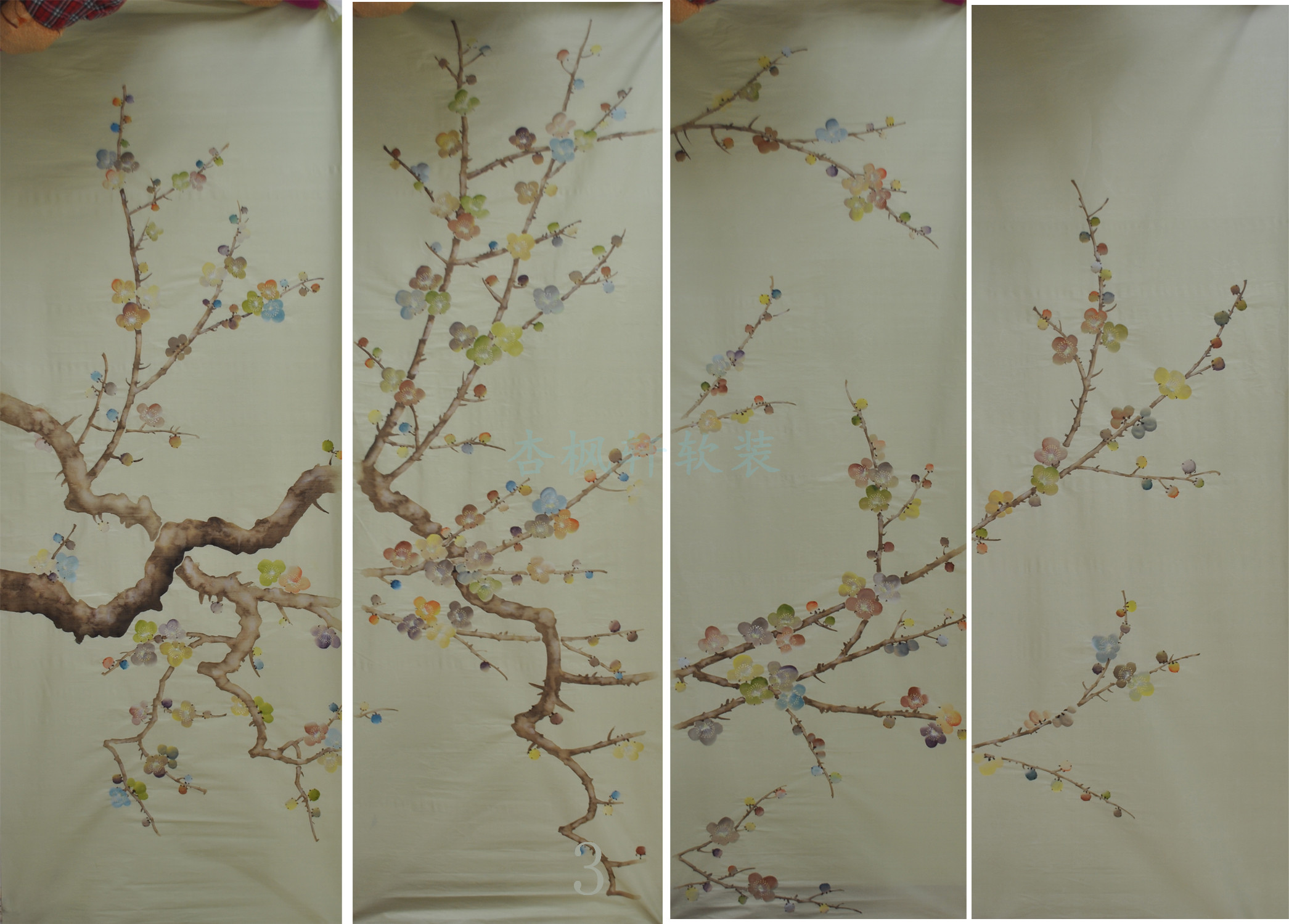 真丝手绘 苏绣 手工刺绣