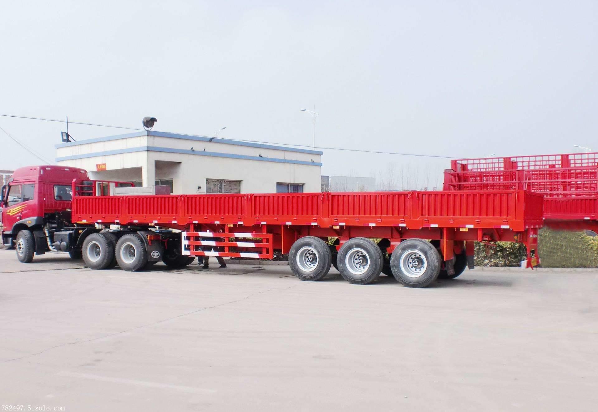 日照市13米低平板半挂车大量批发