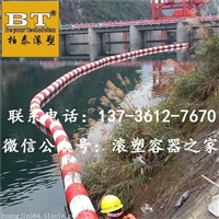 西湖入水口漂浮物拦截浮排塑料浮筒价格