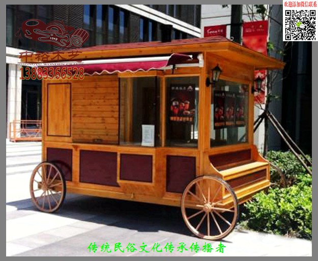 重庆景观售货车多少钱仿古售货车花车花箱