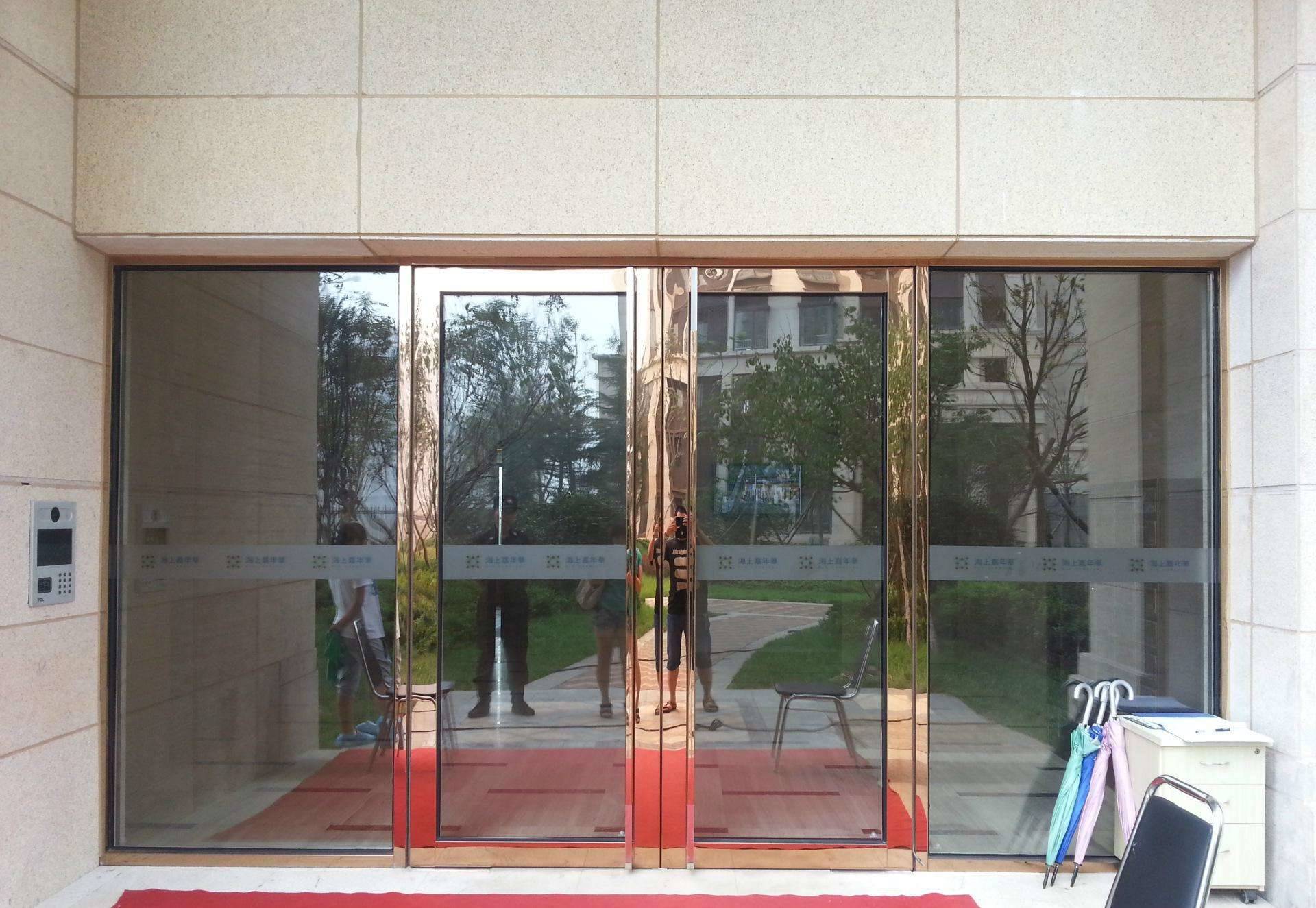 塘沽区定制无框玻璃门,天津专业安装办公室玻璃门