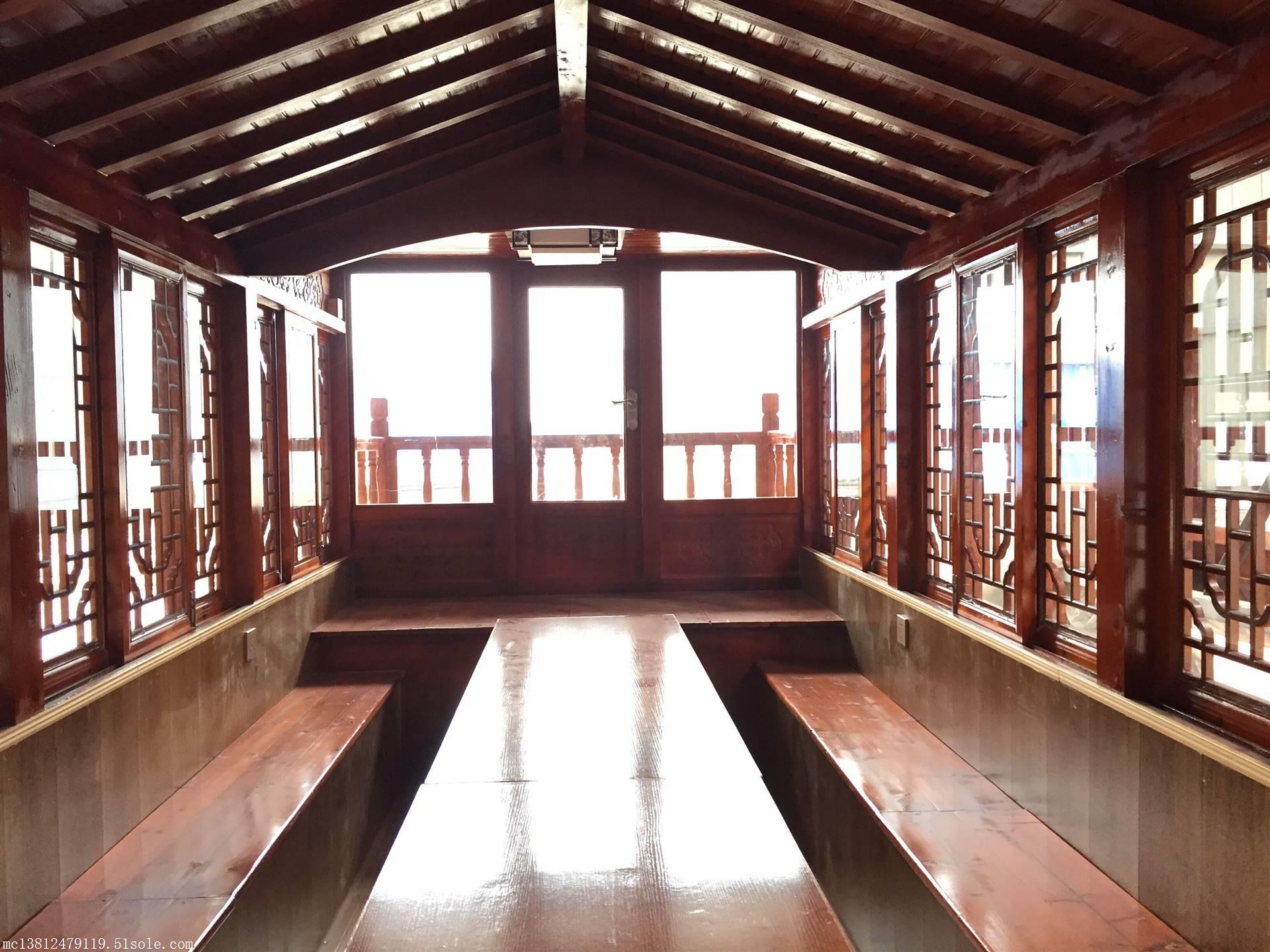 小型画舫船 观光船 仿古游船